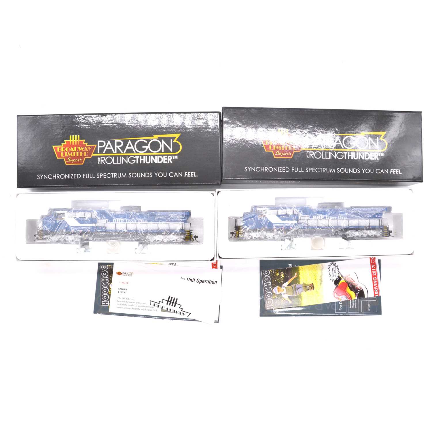 Lot 333 Two Broadway Limited HO gauge AC6000