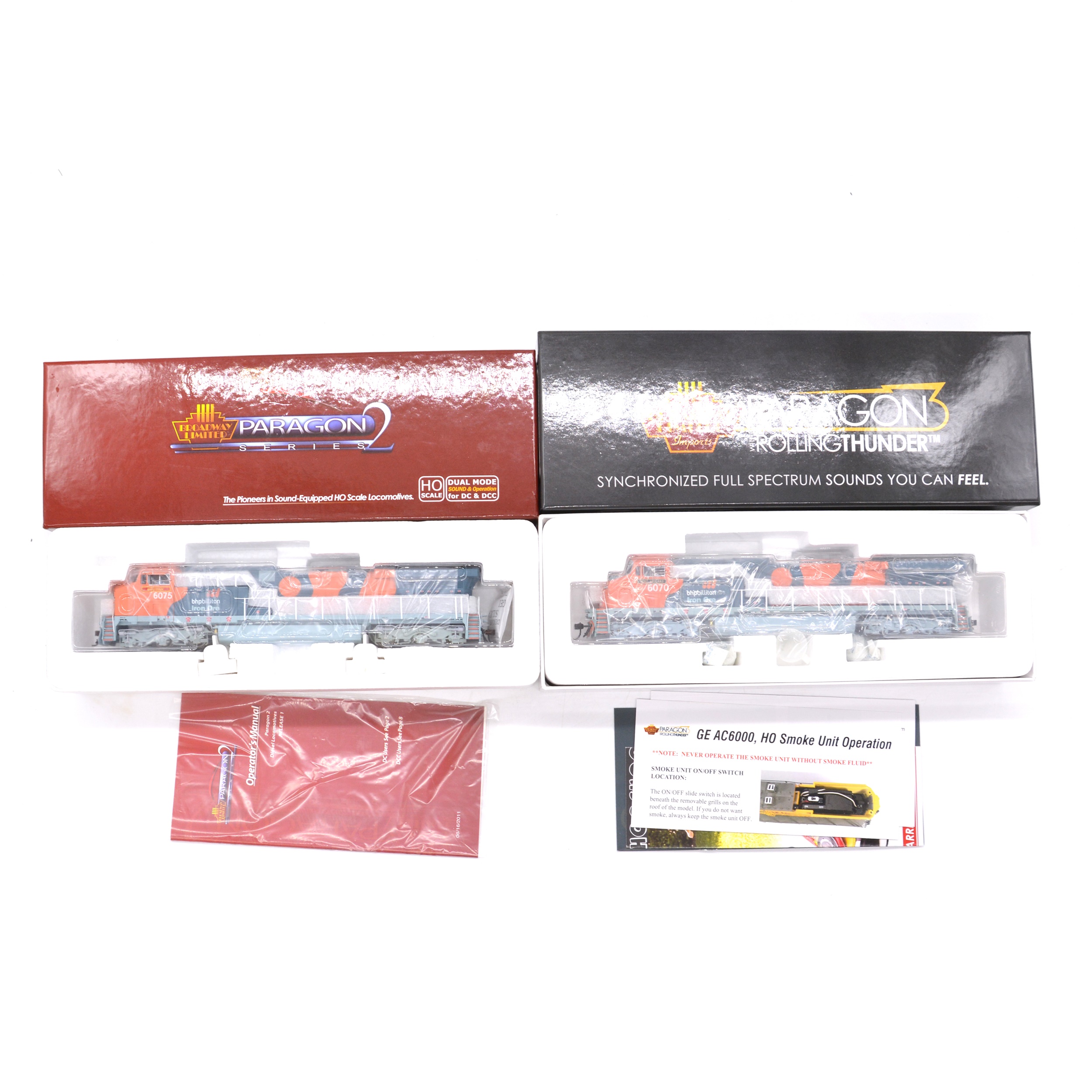 Lot 289 Two Broadway Limited HO gauge model AC6000