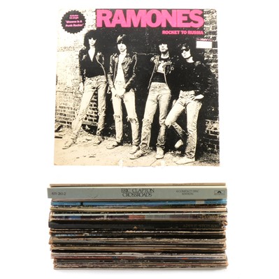 Lot 157 - LP and 12" single vinyl music records thirty-five including The Smiths, Ramones etc