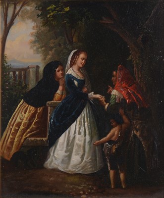 Lot 257 - Unsigned oil on board, The Gypsy