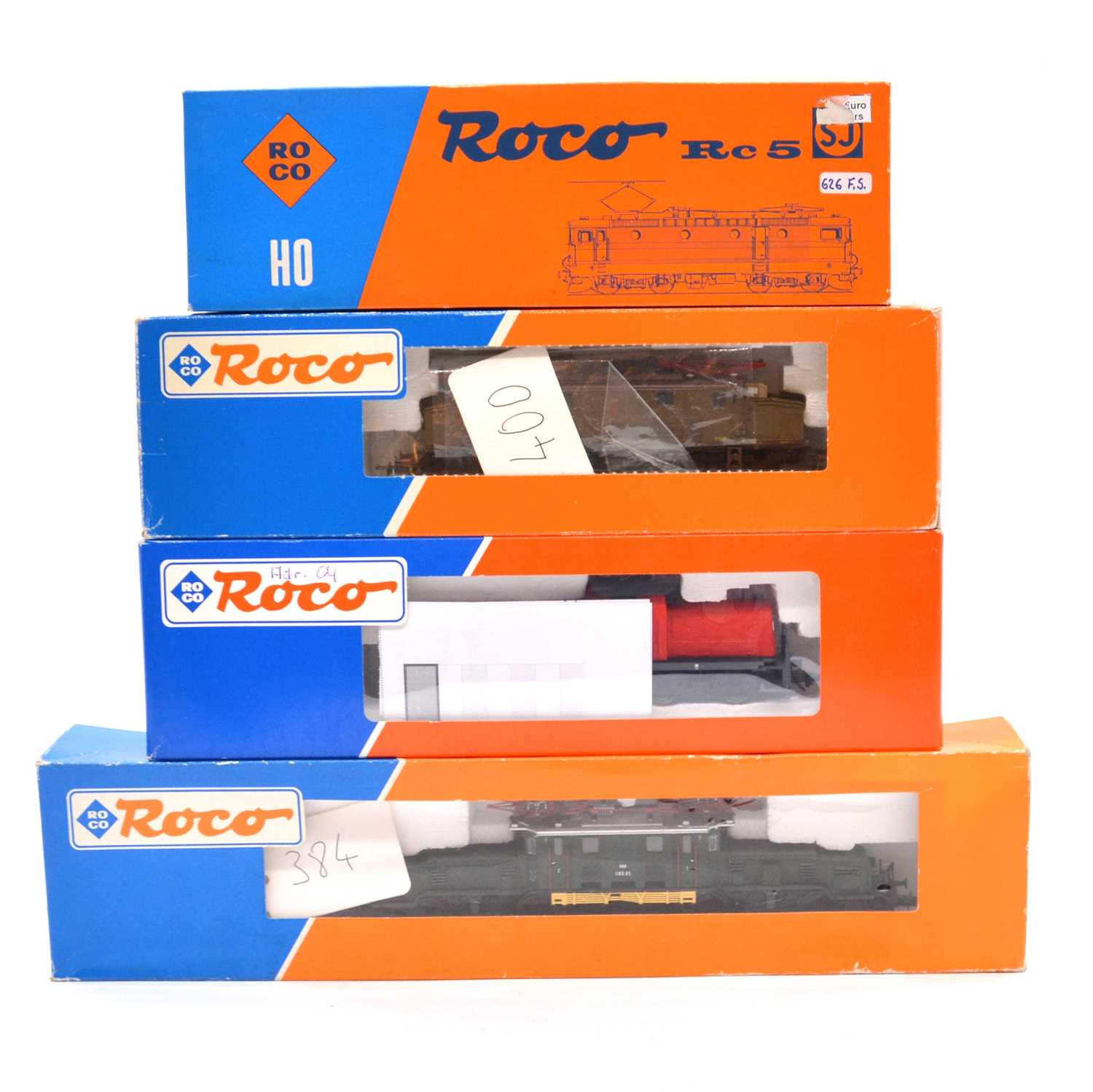 Lot 199 - Four Roco HO gauge model railway locomotives