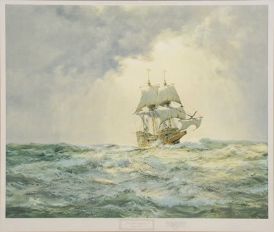 Lot 299 - After Montague Dawson, The Gallant Mayflower