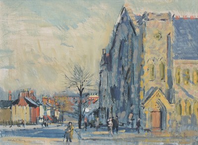 Lot 304 - Robert King, A Showery Morning, Leicester