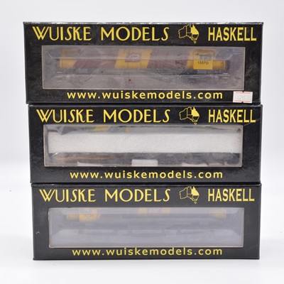 Lot 571 - Three Wuiske Models Haskell HOn3 1/2 gauge locomotives including 1550 class no.1572H