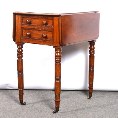 Lot 347 - Victorian mahogany work table