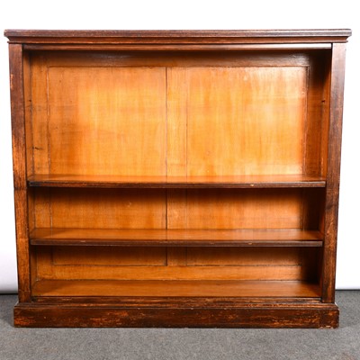Lot 249 - Victorian oak open bookcase