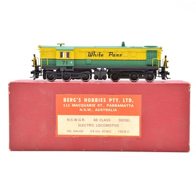 Lot 502 - Berg's Hobbies PTY HO railway locomotive, NSWGR class 48 diesel