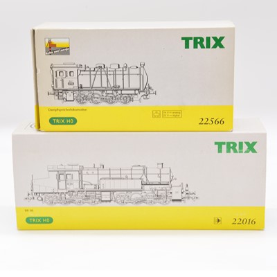 Lot 406 - Two Trix HO gauge model railway locomotives including ref 22016 BR96 etc