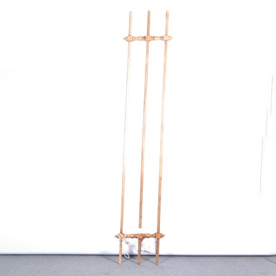 Lot 489 - Vintage wooden three rail airer