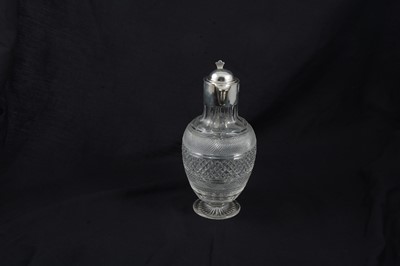 Lot 229 - Silver mounted claret jug