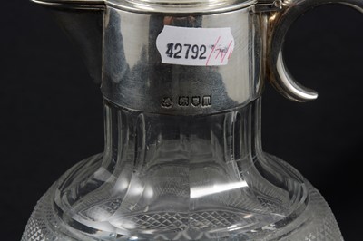 Lot 229 - Silver mounted claret jug