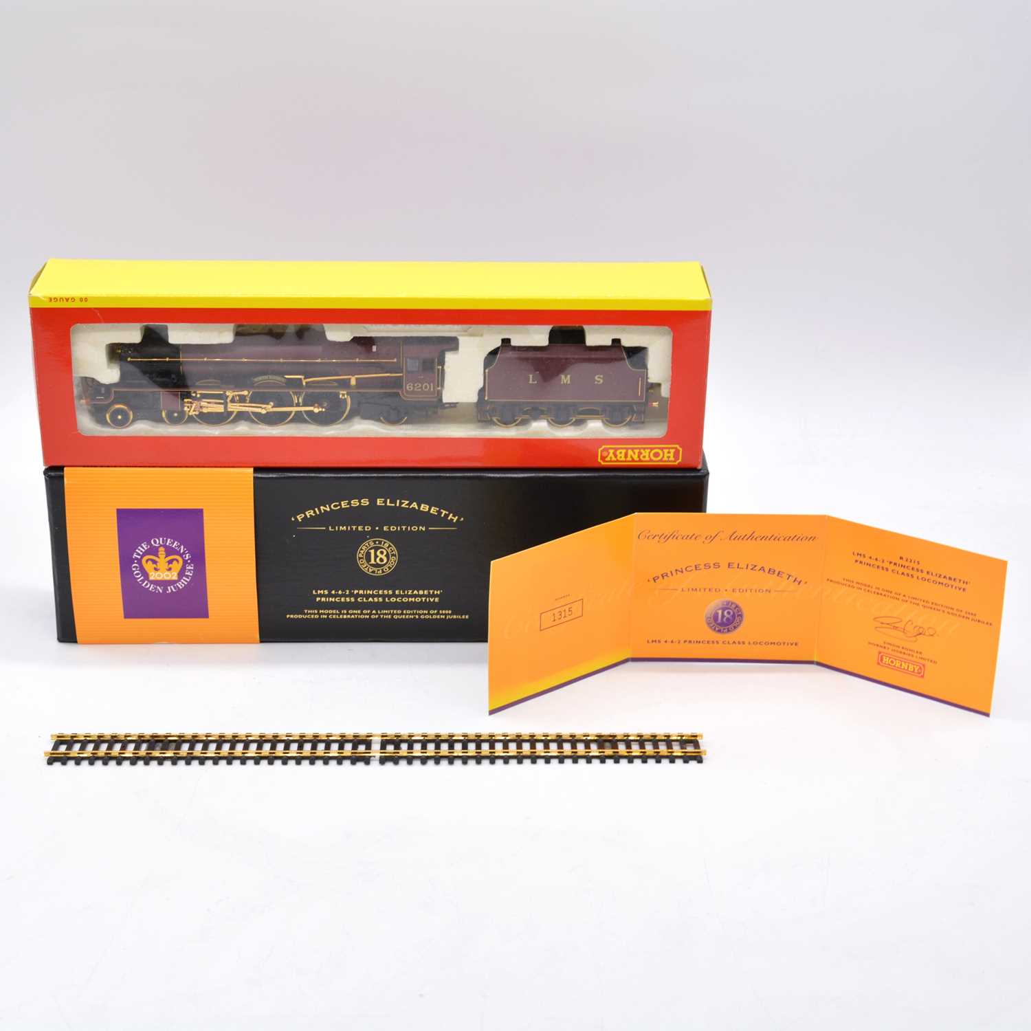 Lot 336 - Hornby OO gauge The Queens Golden Jubilee limited edition R2215 'Princess Elizabeth'