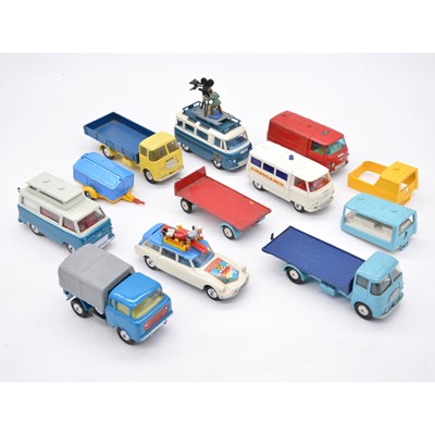 Lot 1107 - Ten Corgi Toys die-cast models, including Citroen Safari 'Grenoble Winter Olympics 1968'