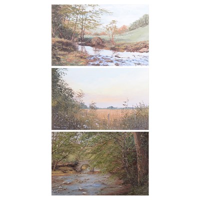 Lot 290 - Valerie Chilton, Time Runs Slowly, Spring in Doone Valley, Pamela Derry, Rural Landscape.