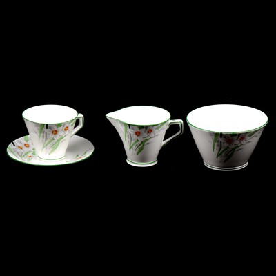 Lot 36 - English Art Deco tea set, Delphine China