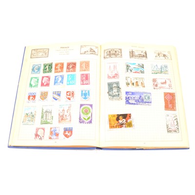 Lot 227 - Three albums of Worldwide stamps, and other albums and first day covers