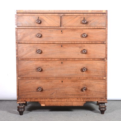 Lot 535 - George IV mahogany chest of drawers