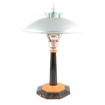 Lot 73 - A 1930s Art Deco / Modernist table lamp