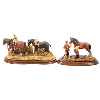 Lot 80 - Border Fine Arts Coming, and Country Artists Farrier.
