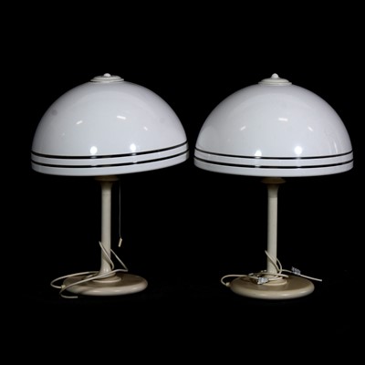 Lot 434 - Pair of Art Deco style table lamps