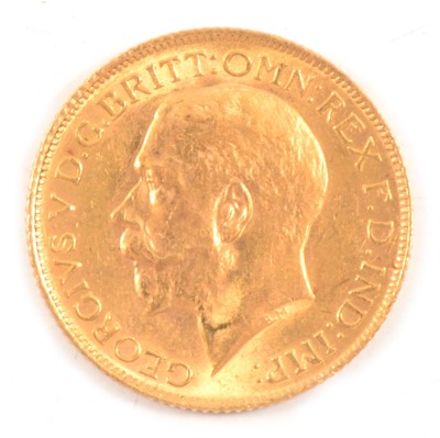 Lot 283 - A Gold Full Sovereign coin, George V 1918.