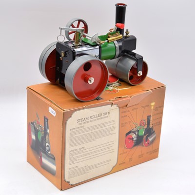 Lot 94 - Mamod live steam roller SR1a, boxed