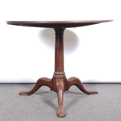 Lot 365 - George III mahogany tripod table