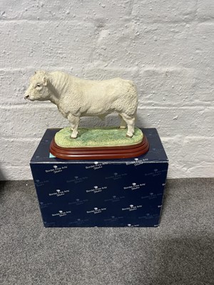 Lot 1 - Border Fine Arts - ten individual models of cattle, boxed.