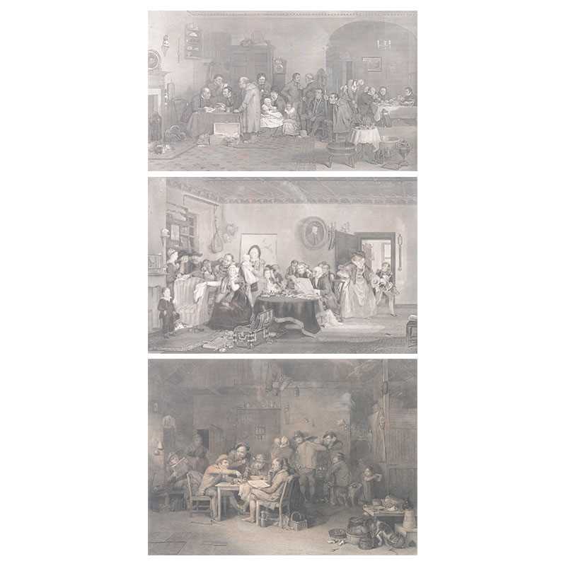 Lot 215 - Three engravings after David Wilkie