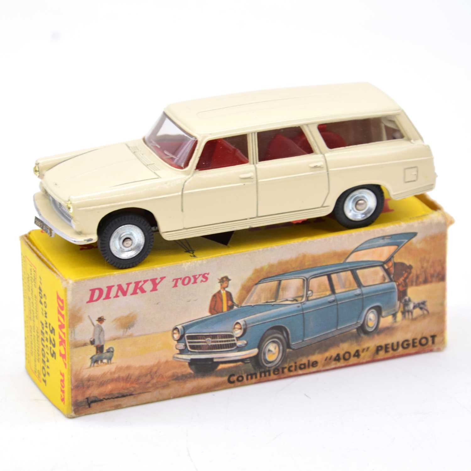 Lot 1066 - French Dinky Toys die-cast model, ref 525 Commerciale 404 Peugeot
