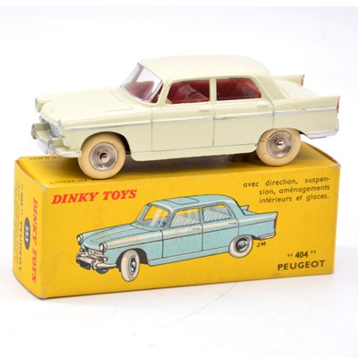 Lot 1082 - French Dinky Toys die-cast model, ref 553 404 Peugeot