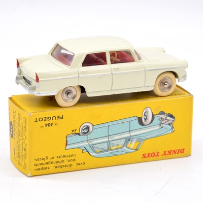 Lot 1082 - French Dinky Toys die-cast model, ref 553 404 Peugeot