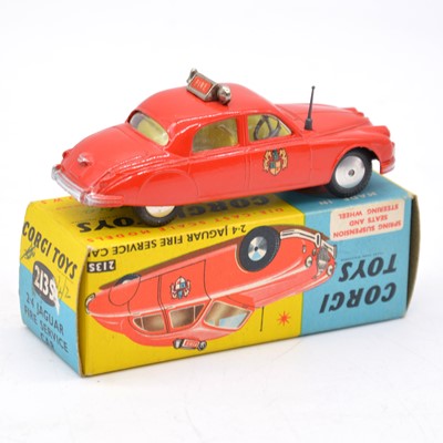 Lot 1099 - Corgi Toys die-cast model, ref 213S 2.4 Jaguar Fire Service car