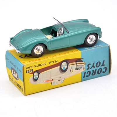 Lot 1101 - Corgi Toys die-cast model, ref 302 MGA Sports car