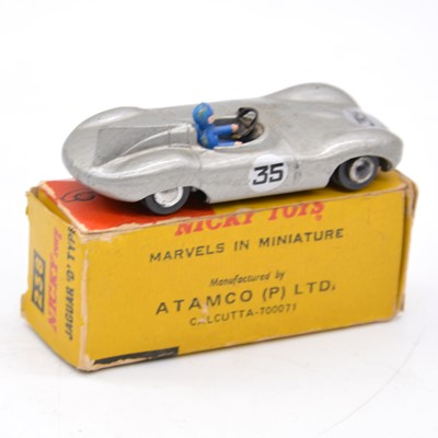Lot 1141 - Nicky Toys die-cast model, ref 238 Jaguar D Type racing car