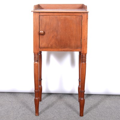 Lot 314 - Victorian mahogany bedside cupboard