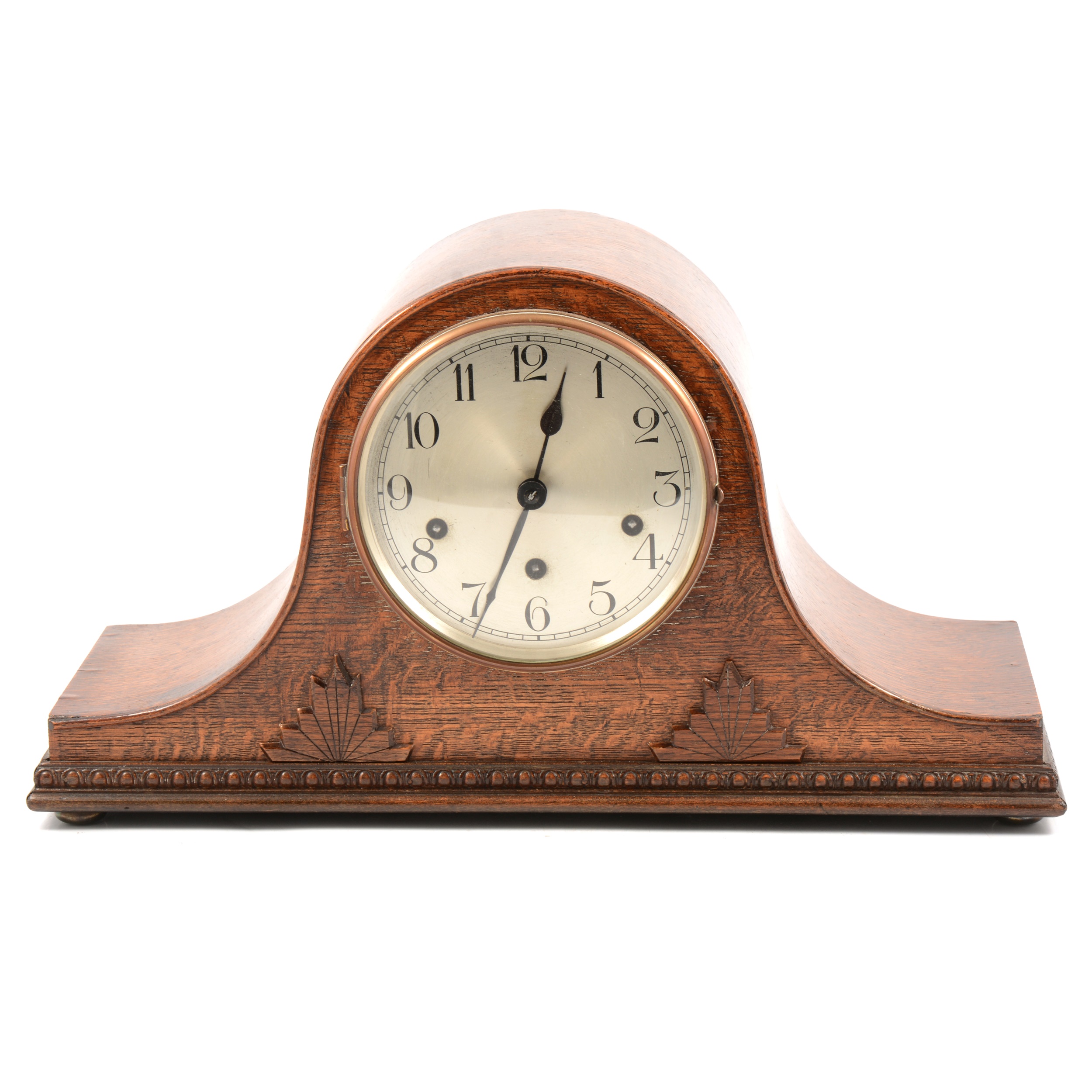 Lot 146 Reproduction brass lantern clock;, and two