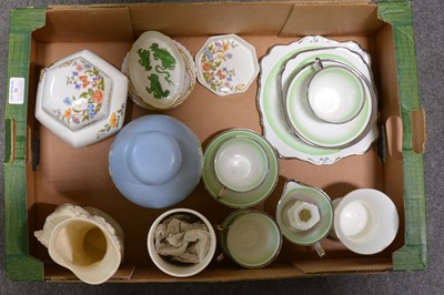 Lot 30 - Quantity of decorative Art Deco tea ware, and other ornaments