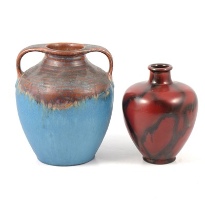 Lot 50 - Two Art Pottery vases, by Denby and Bretby