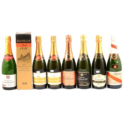 Lot 137 - Eight assorted bottled of sparkling wines