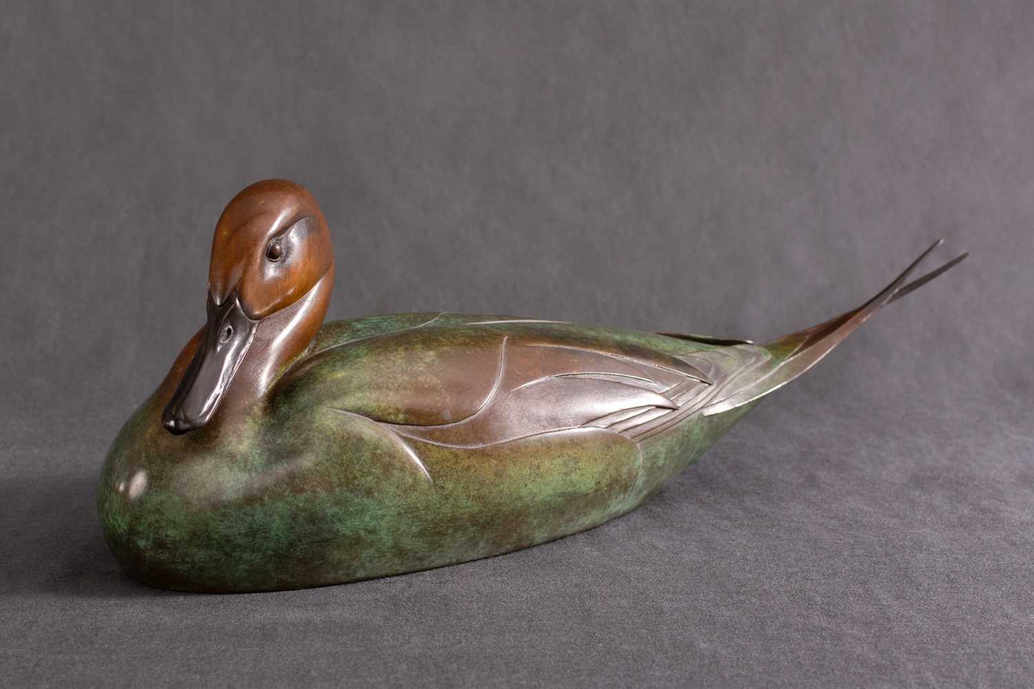 Lot 220 - Geoffrey Dashwood, Pintail Duck (floating), 1988