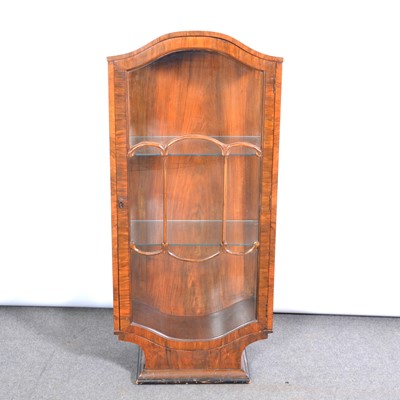 Lot 462 - 1930's walnut china cabinet