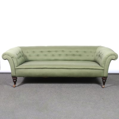 Lot 257 - Victorian Chesterfield sofa