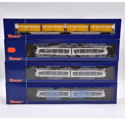 Lot 436 - Four Roco HO gauge model railway freight cars