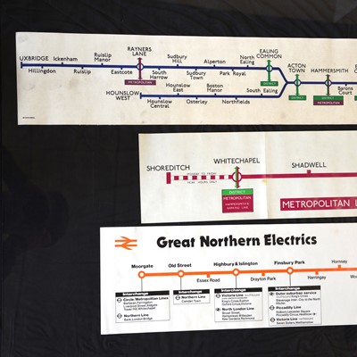 Lot 273 - Three London Underground and British rail