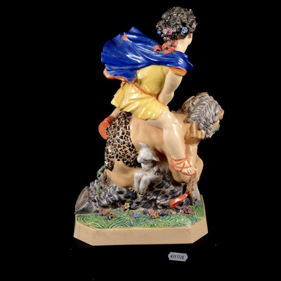 Lot 65 - Charles Vyse, 'La Folie Bergère', an earthenware figural group