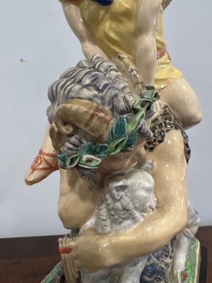 Lot 65 - Charles Vyse, 'La Folie Bergère', an earthenware figural group