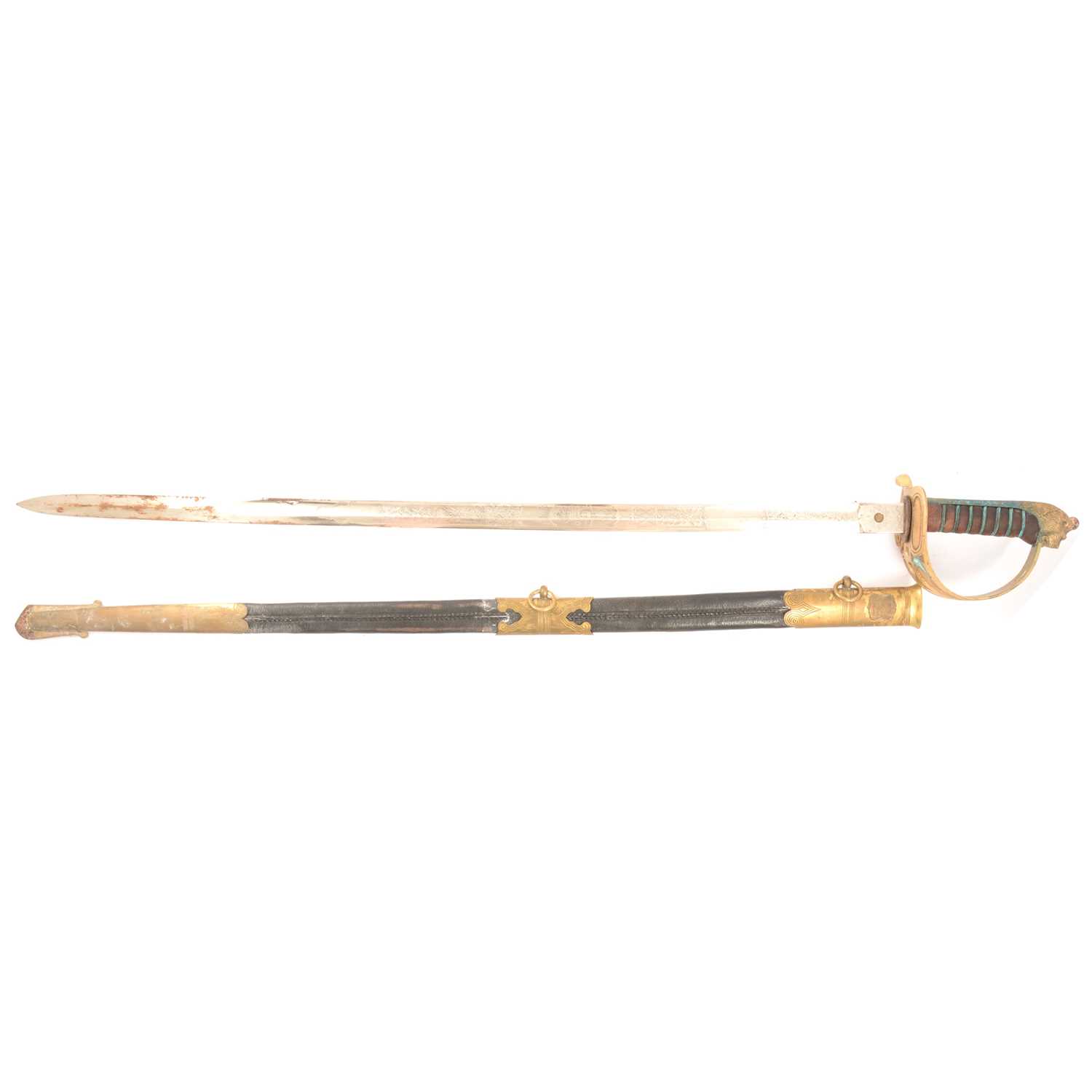 Lot 205 - Naval Dress sword