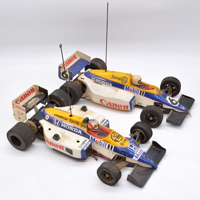 Lot 1285 - RC radio control racing car car, two including F1 car.