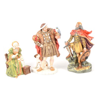 Lot 1 - Three Royal Doulton hostorical figures